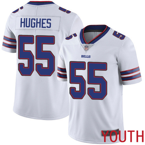 Youth Buffalo Bills #55 Jerry Hughes White Vapor Untouchable Limited Player NFL Jersey->buffalo bills->NFL Jersey
